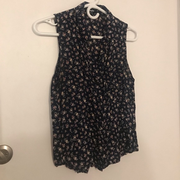 Pretty Flowery Jennyfer Tank Top Size Small - Picture 1 of 3